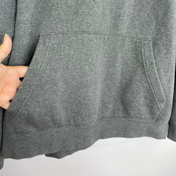 Nike Tall Gray Pullover Hoodie Sweatshirt Athleisure Activewear Men's Size XXL - Picture 3 of 14